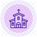 Church Line Icon Icon