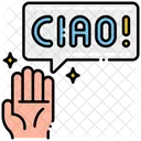 Ciao Hello Language Icon