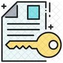 Cifrado Acceso A Archivos Documento Icono