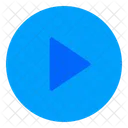 Circle Play Media Player Icon