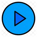 Circle Play Media Player Icon