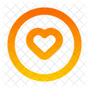 Circle Heart  Icon