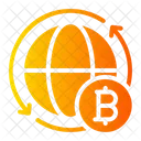 Circular Bitcoin Criptomoneda Icono