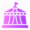 Circus Tent Fairground Amusement Icon