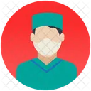 Cirujano Avatar Medico Medico Icono