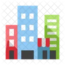 City Buildings Cityscape Icon