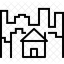都市、建物、家 アイコン