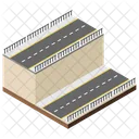 City Roads Roads Underpass Icon