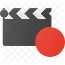 Clapper Record Clip Icon