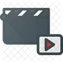 Clapper Clip Movie Icon