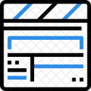 Movie Film Clapperboard Icon