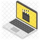 Clapperboard Clap Stick Slate Board Icon