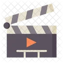 Clapperboard Movie Slate Icon