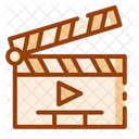 Clapperboard Movie Slate Icon