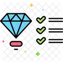 Claridad del diamante  Icono