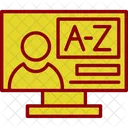 Classes Computer Education Icon