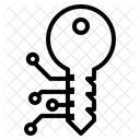 Cifrado Clave De Acceso Proteccion De Datos Icono