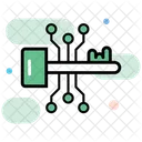 Cle Professionnelle Cle Numerique Cle Dacces Icône