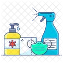 Detergent Cleaning Equipment Cleaning Tools Icon