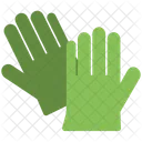 Gloves Green Rubber Icon