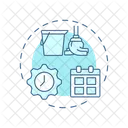 Cleaning plan  Icon