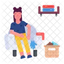 Cleaning Stress  Icon