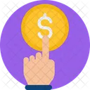 Click On Dollar  Icon