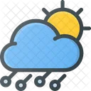 Tiempo Forcast Granizo Icono