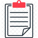 Clipboard Checklist Document Icon