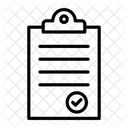 Clipboard Checklist Report Icon