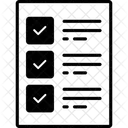 Clipboard Checklist Task Icon