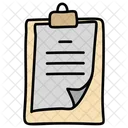 Clipboard Interface Report Checklist Icon