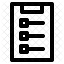 Clipboard List  Icon