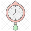 Clock Lineal Color Icon 아이콘