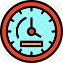 Clock Timekeeping Hour Indicator 아이콘