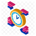 Clock Time Healthy Icon