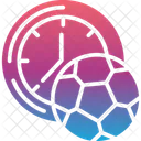 Clock Football Soccer Icon