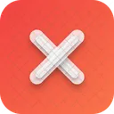 Close Neumorphism Interface Icon