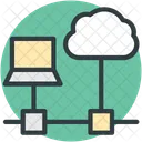 Cloud Connectivity Laptop Icon