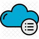 Cloud List Cloudy Icon