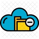 Cloud Folder Remove Icon