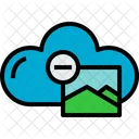 Cloud Picture Remove Icon