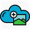 Cloud Picture Add Icon