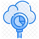 Cloud analytics  Icon