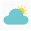 Cloud And Sun  Icon