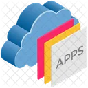 Cloud Computing Apps Icon