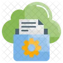 Cloud Synchronisierung Cloud Backup Symbol