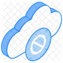 Cloud Block Block Storage Data Blocking Icon