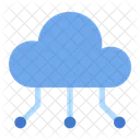 Cloud Data Storage Icon