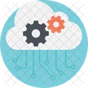 Cloud Computing Management Icon